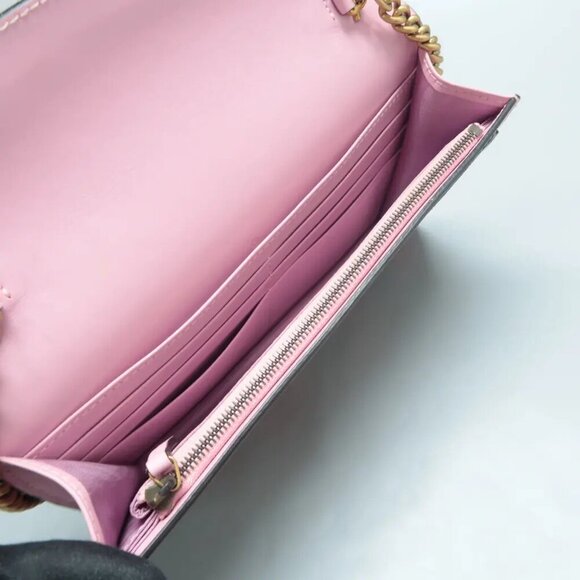 100% Authentic GUCCI  Brown Canvas Shoulder Bag 742-102024 - Picture 10 of 12